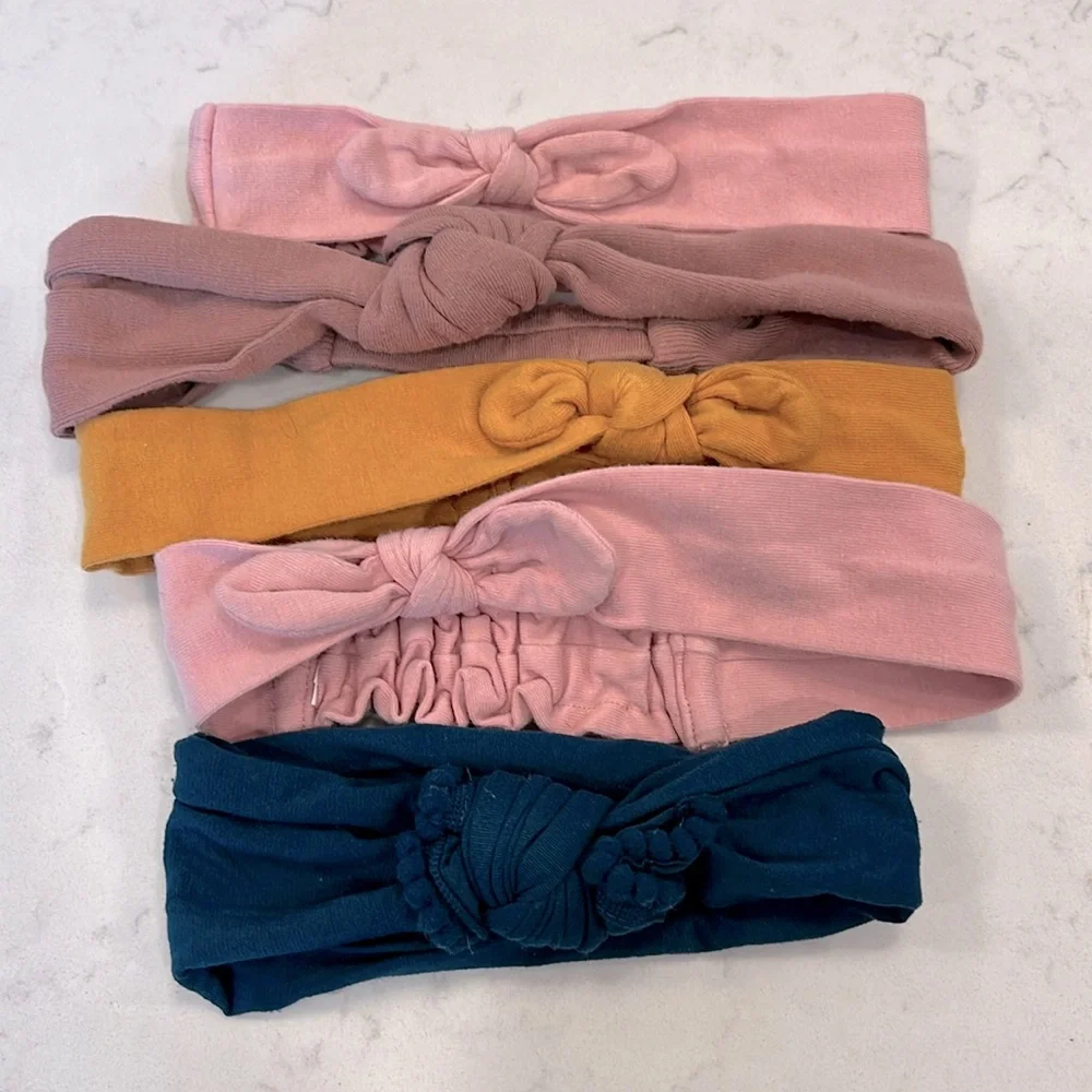 NWOT Baby Headbands: Five Newborn - 12 Months